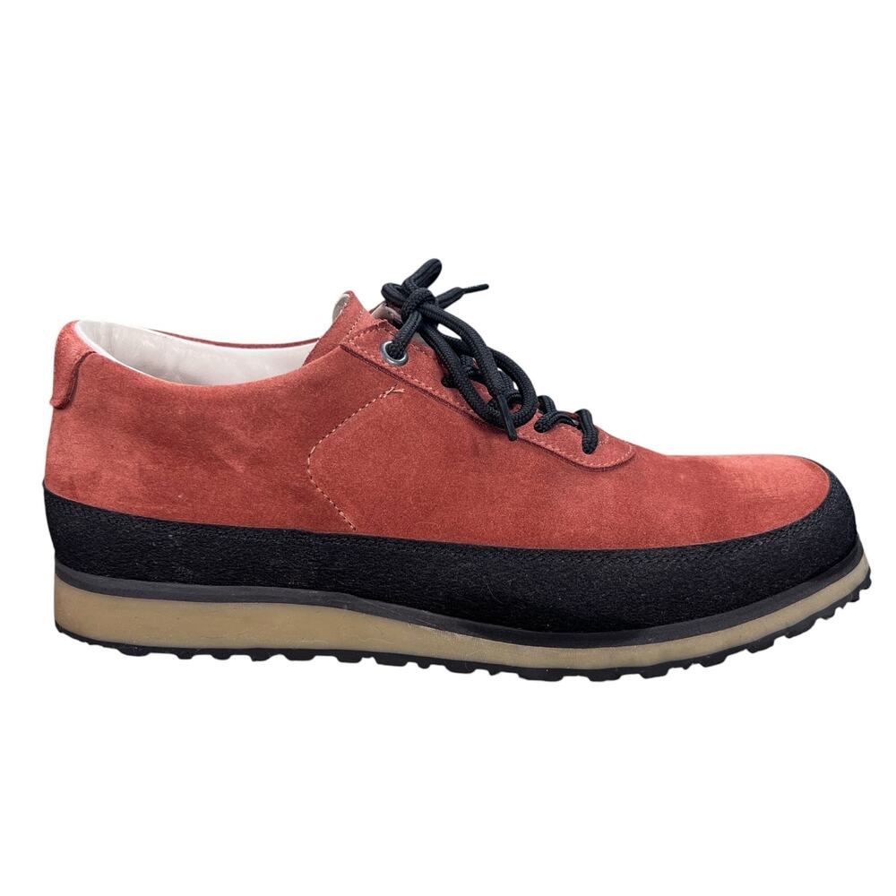 Tarvas Explorer Orange Suede Hiking Trail Sneakers Size 9